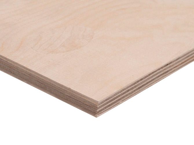 Фанера ФК 12мм 1525х1525мм сорт 2/4 шлифованная березовая СВЕЗА