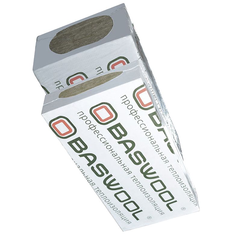 Утеплитель BASWOOL Руф Н 120 базальтовая плита 1200х600х100мм