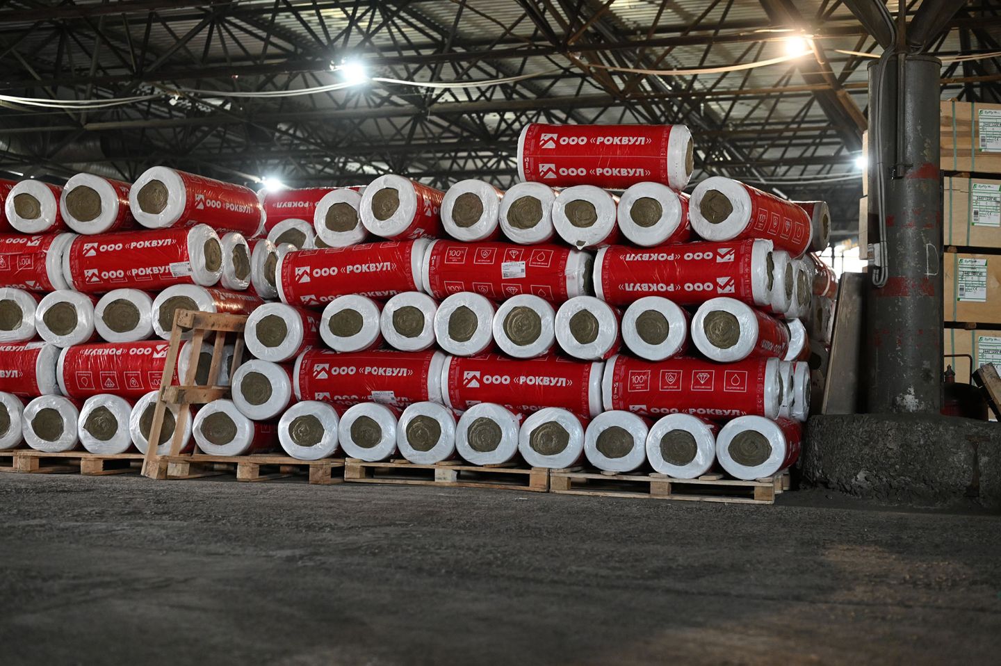 Утеплитель Rockwool ALU1 WIRED MAT 105 рулон 50мм 4000х1000 мм минеральный (техническая теплоизоляция)