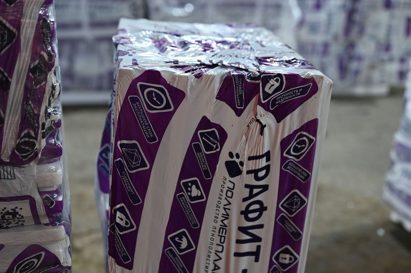 Пенополистирол экструдированный 30мм 1180х580мм ГРАФИТ XPS GP PROF